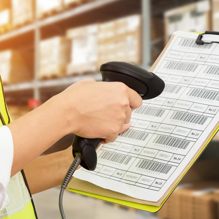 Produktbild Aplic Wireless Barcode Scanner, Handscanner 2.4 GHz 1D 2D, 2000 mAh, Barcodescanner inkl. Standfuss (1D-Barcodes, 2D-Barcodes)