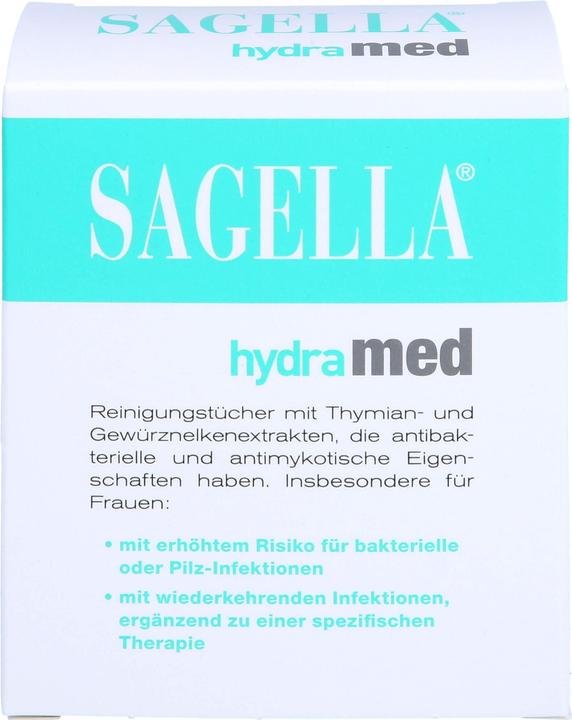 Produktbild Sagella hydramed, 10 St TUE (Intimtücher)