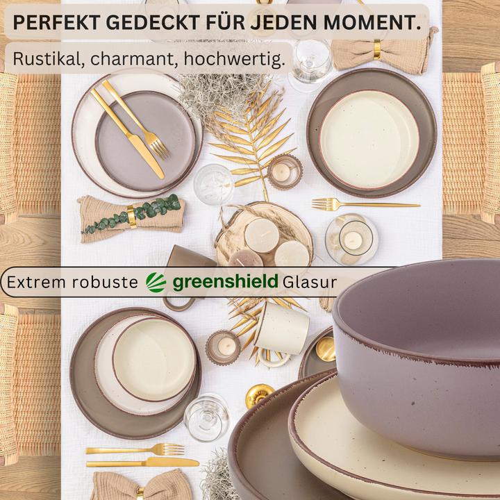 Actual product image Sänger Komibservice Bombay Erdfarben (20 Piece)