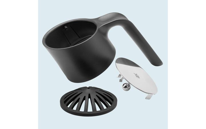Produktbild WMF Wasserkaraffe 1l Glaskaraffe mit Griff Fruchtspiess Nuro CloseUp-Verschluss (1 l)