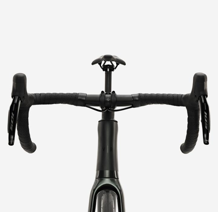 Actual product image Van rysel E-road bike Carbon E-EDR CF Mahle X20 Shimano 105 Di2 green
