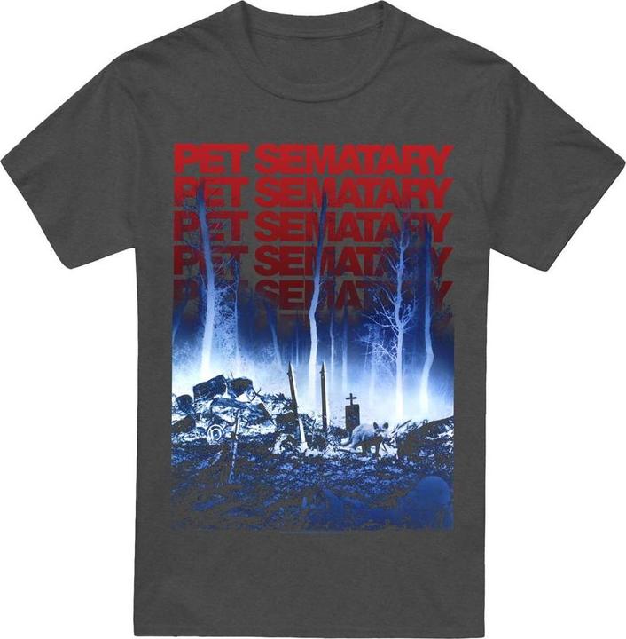 Actual product image Pet Sematary Unisex Adult T-Shirt (XXL)