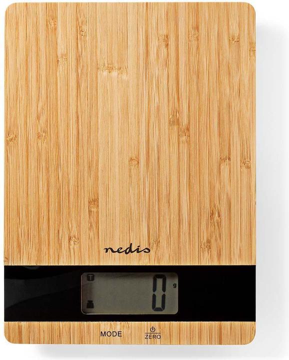 Immagine prodotto Nedis Bilancia da cucina digitale Legno/Plastica Legno Legno