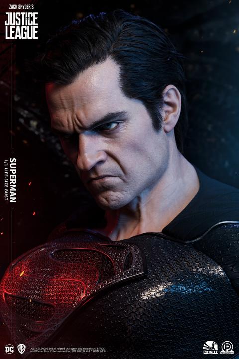 Immagine prodotto Infinity Studios Snyder's Justice League "Superman - Versione Nera" 1/1 Busto a grandezza naturale