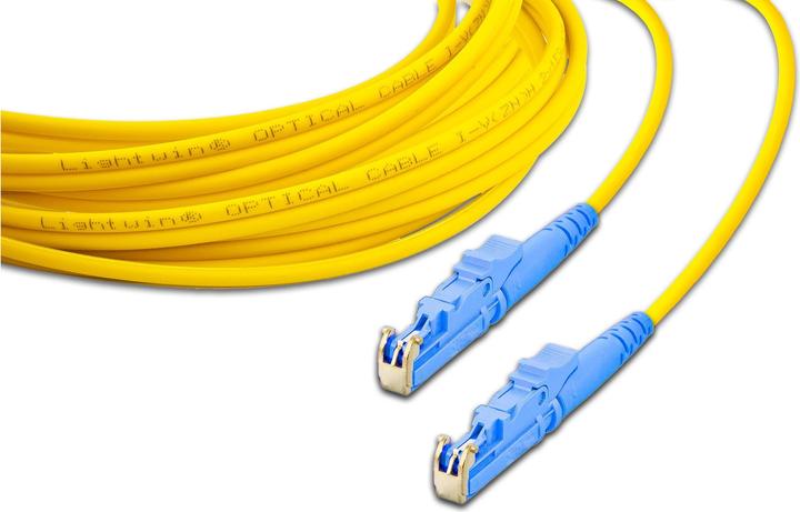 Actual product image Lightwin Fiber optic patch cable LSH-LSH, singlemode, simplex, 2m (CAT6, 2 m)