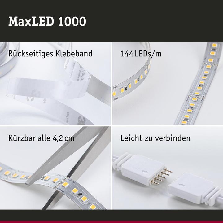 Immagine prodotto Paulmann Set di strisce MaxLED 1000 (Bianco caldo, 150 cm, Interno)
