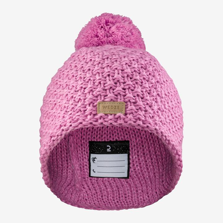 Produktbild Wedze Skimütze Kinder Made in France - Timeless rosa (One Size)