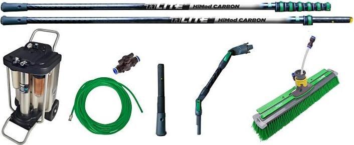 Image du produit Unger RONK1 HydroPower RO S débutant HiMod Carbon SET haute qualité 3 niveaux de filtration, Boost Fun (Fonctionnement sur secteur)