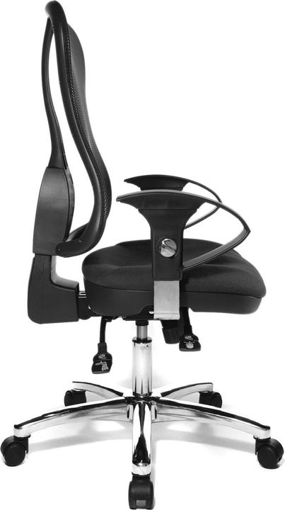 Immagine prodotto Topstar Sedia girevole da ufficio Head Point SY Deluxe, nera Rivestimento: 100 % poliestere, altezza del