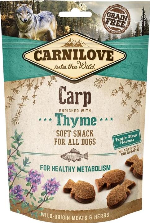 Carnilove Dog Soft Snack mit Karpfen und Thymian (Senior, 1 Stk., 200 g)