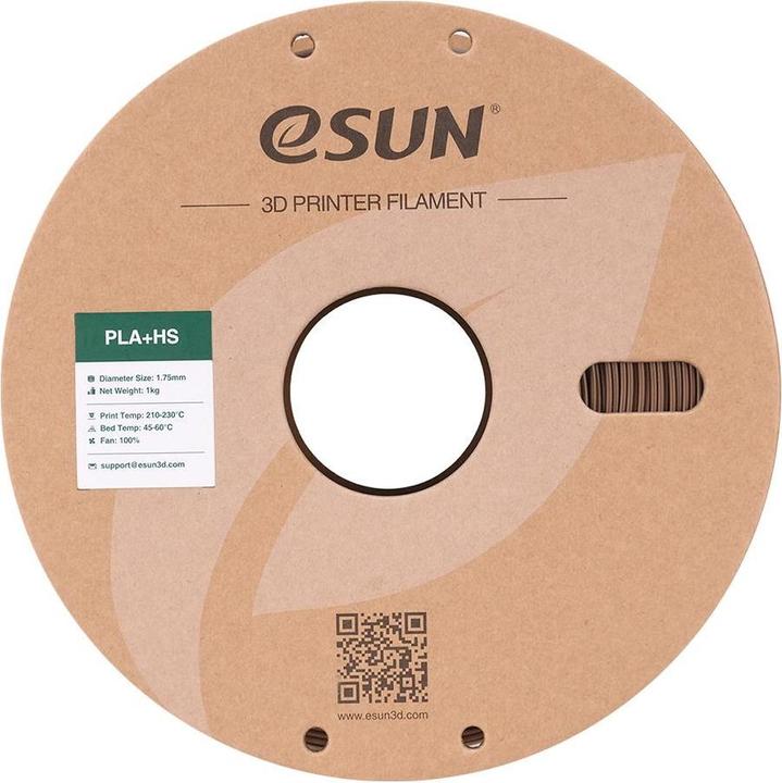 Image du produit eSUN EPLA+HS 1,75mm BROWN 1kg (PLA+ LECTURE, 1.75 mm, 1000 g, Marron)