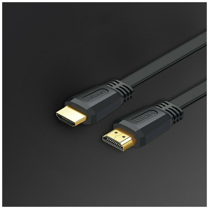 Image du produit Ugreen HDMI 2.0 bande plate 4K 1080p plaqué or (5 m, HDMI)