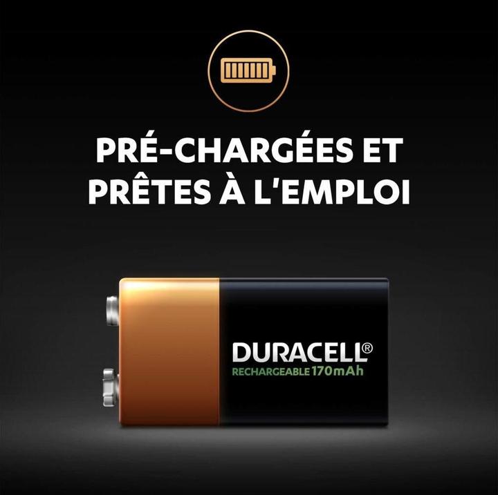Produktbild Duracell Recharge Ultra (1 Stk., 9V Block, 170 mAh)