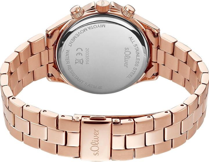 Produktbild S.Oliver Damenuhr (Uhr mit Schmuckstein, 36 mm)
