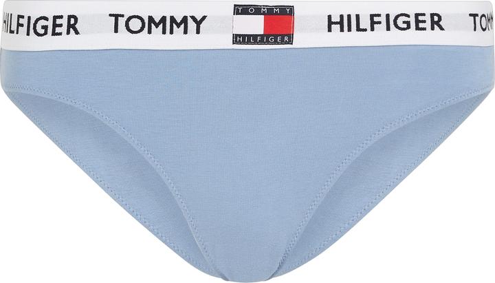 Tommy Hilfiger Damen Slip Bikini Form mit Stretch, Blau (Moon Blue), S (S)