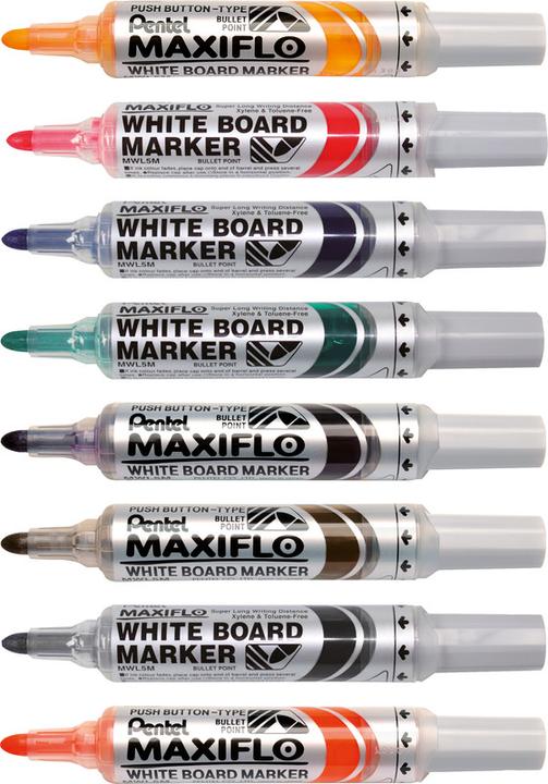 Actual product image Pentel MAXIFLO - Whiteboard marker round tip (Brown, 3 mm, 1 x)