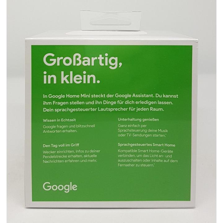 Actual product image Google Home Mini (Google Assistant, IFTTT)
