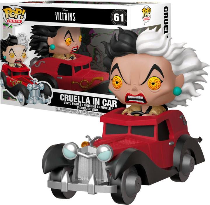 Immagine prodotto Funko POP! Rides Disney Villains 101 Dalmatia Crudelia in auto 15 cm