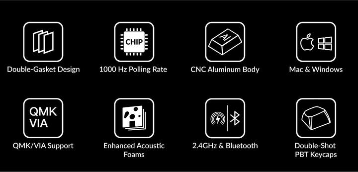 Actual product image Keychron Q1 Max (CH, Cable, Wireless)