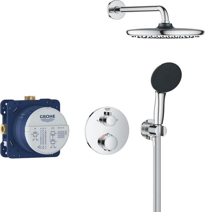 Image du produit Grohe Precision Thermostat Duschsystem Unterputz mit Vitalio Start 250 (1 Strahlart) und Vitalio Comfort 1