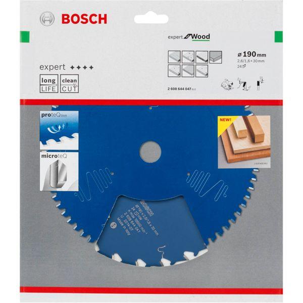 Image du produit Bosch Professional Zubehör Lame de scie circulaire Expert for Wood, 190 x 30 x 2,6 mm, 24