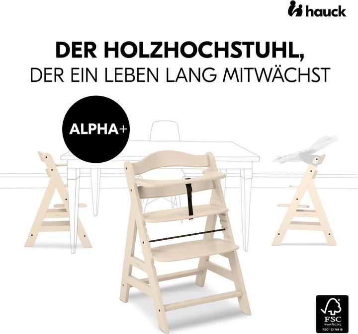 Produktbild Hauck Alpha+ Vanilla (Hochstuhl)