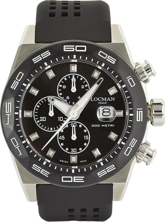 Image du produit Locman Italy Montre Homme Stealth Chronographe noir Ref. 0217 (Chronographe, 46 mm)