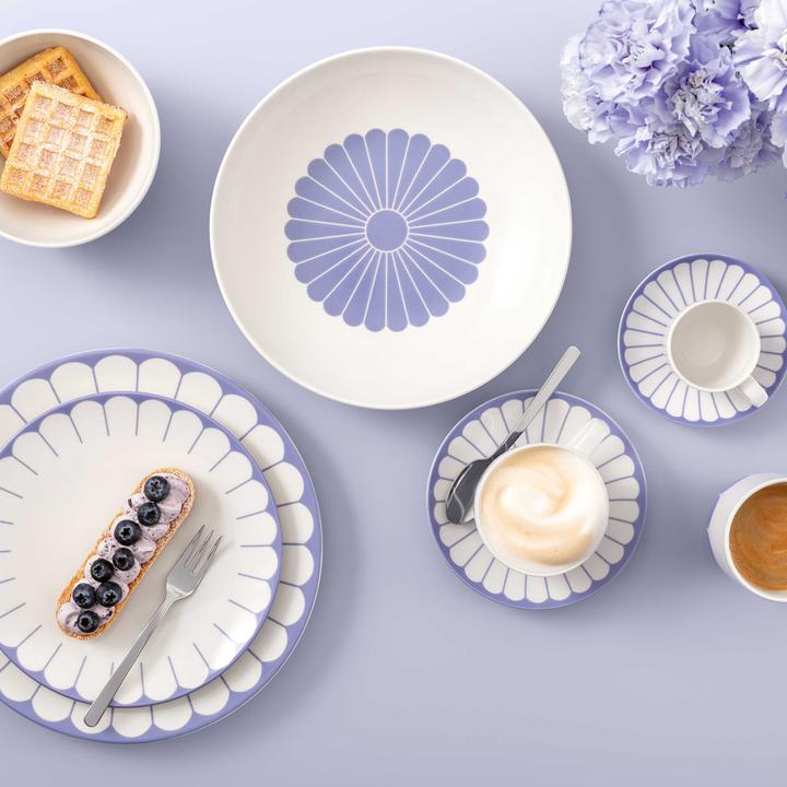 Produktbild Villeroy & Boch Fleur Couleur Kaffeetassen mit Untertassen (160 ml, 6 x)