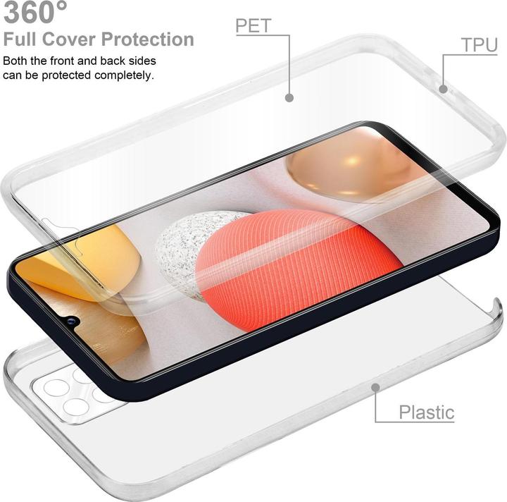 Produktbild Cadorabo TPU 360 Grad Case Cover (Samsung Galaxy A42 5G, Samsung Galaxy M42 5G)