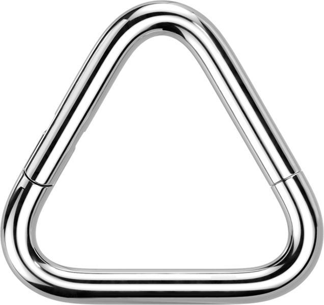 Produktbild Star Piercing Micro Segmentring klappbar silber Dreieck (ohne Messing, Titan G23)
