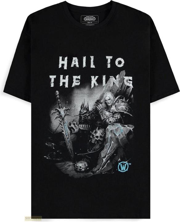 Difuzed World Of Warcraft - Hail To The King Men's Short Sleeved T-shirt - L (L)
