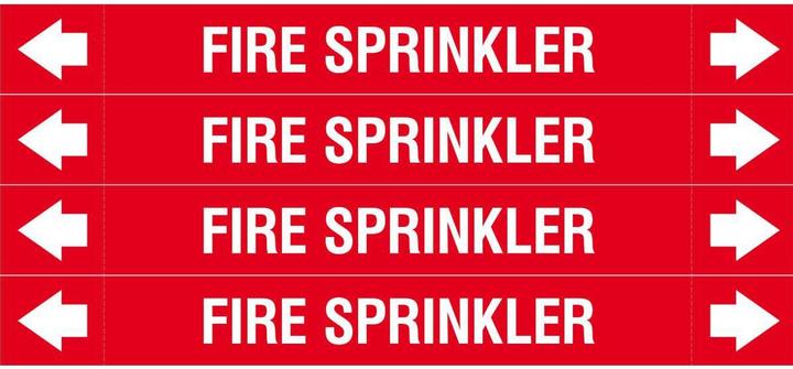 Actual product image Brady ASME - Pipe markers - Fire Sprinkler