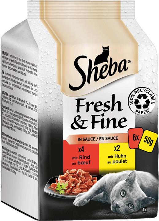 Actual product image Sheba Fresh and Fine (Adult, 6 pcs., 300 g)