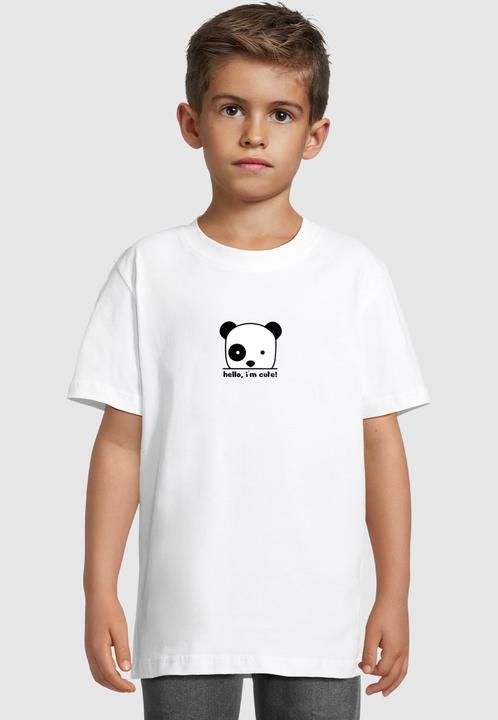 Produktbild Merchcode Kids Hello I'm Cute - Basic Tee - 184793 (134)