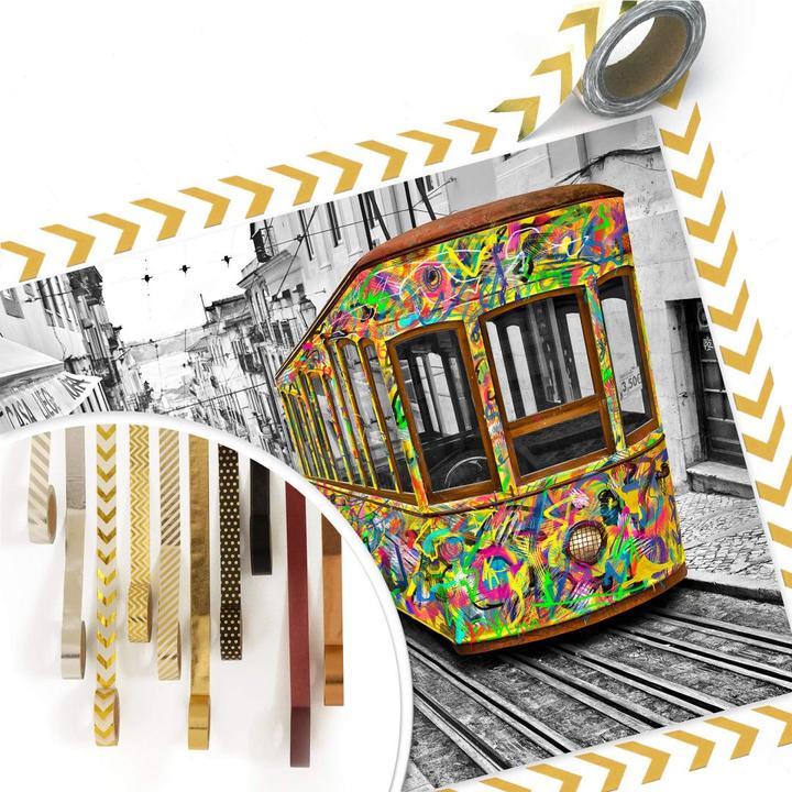 Actual product image Trenddeko Ben Heine - Tram in Lisbon (60 x 50 cm)