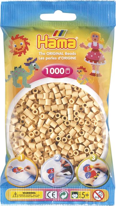 Image du produit Hama Perlen Strijkkralen - Beige (027), 1000pcs.