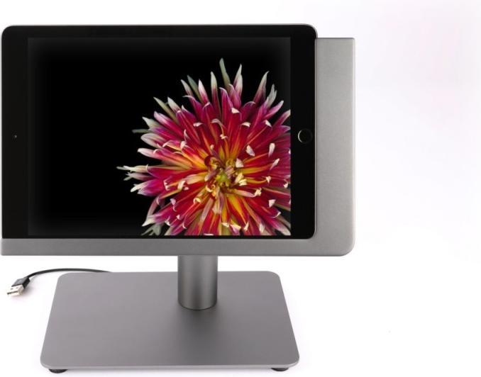 Actual product image Viveroo 381219 iPad stand solution 12.9zDarkSteel free flex stand base