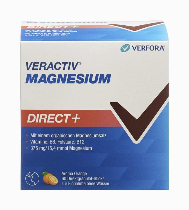 Immagine prodotto Veractiv Magnesium Direct+ (60 Pezzo/i, Raccoglitrice, 185 g)