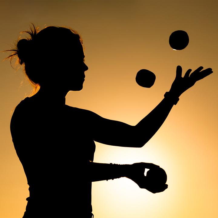 Actual product image Relaxdays Juggling balls