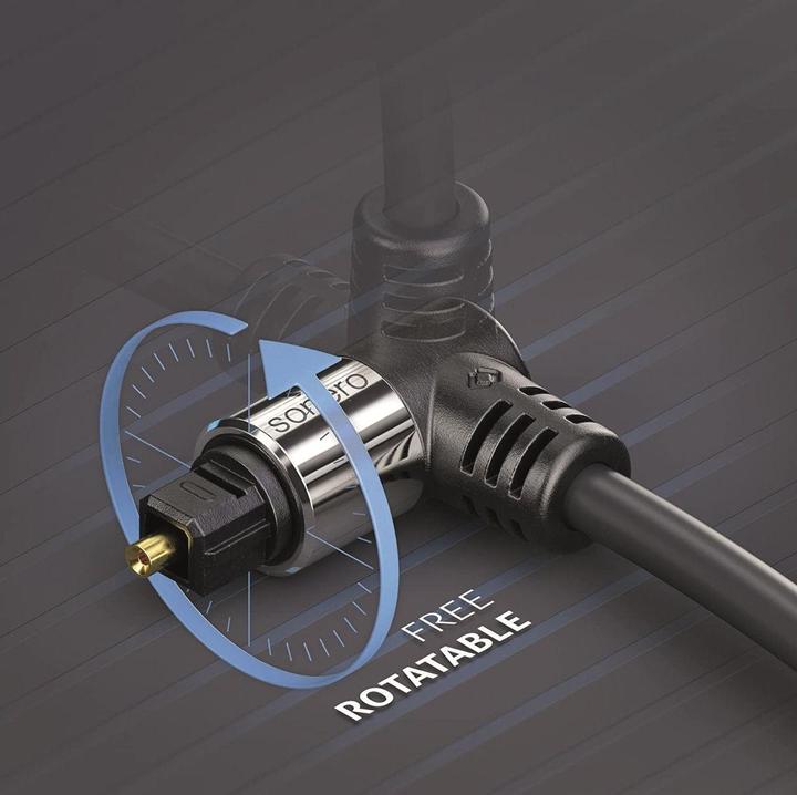 Image du produit Sonero Câble audio Toslink - Toslink 3 m (3 m, TOSLINK)