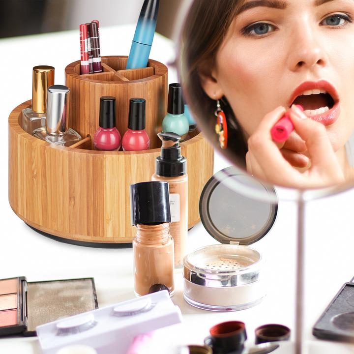 Actual product image Relaxdays Swivel Makeup Organiser