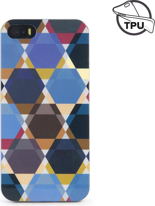 Actual product image Tucano TPU Case for iPhone 5/5S/SE Hexa Blue (Apple iPhone 5s, Apple iPhone 5, Apple iPhone SE)