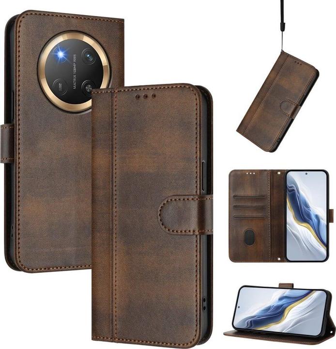 Immagine prodotto Cover-Discount HONOR Magic7 Lite – Wildleder Look Etui im Vintage Design (Honor Magic7 Lite)