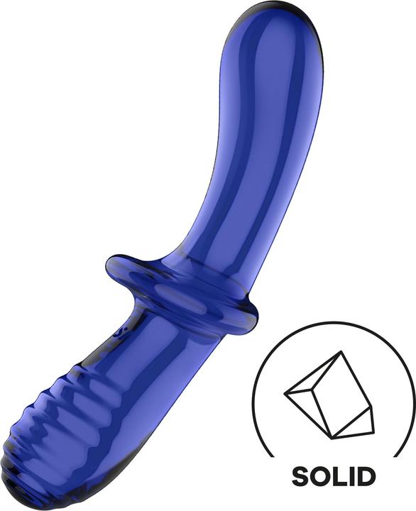 Produktbild Satisfyer Doppel Kristall Dildo Blau