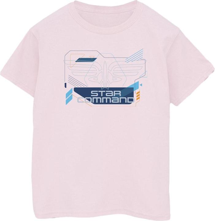 Actual product image Disney Womens/Ladies Lightyear Star Command Icons Cotton Boyfriend T-Shirt (L)