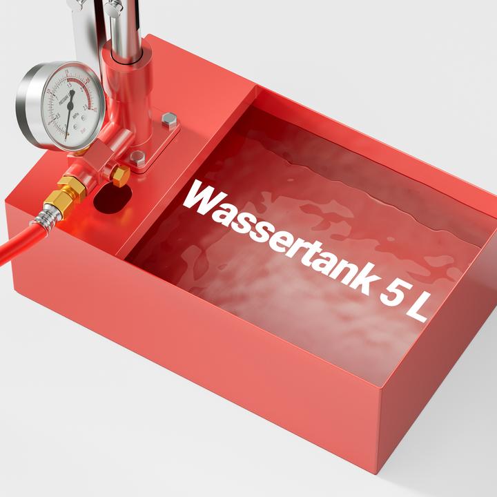 Produktbild Wiltec Befüllpumpe Prüfpumpe 25bar Abdrückpumpe Druckprüfpumpe Heizung Solar (Hauswasserpumpe)