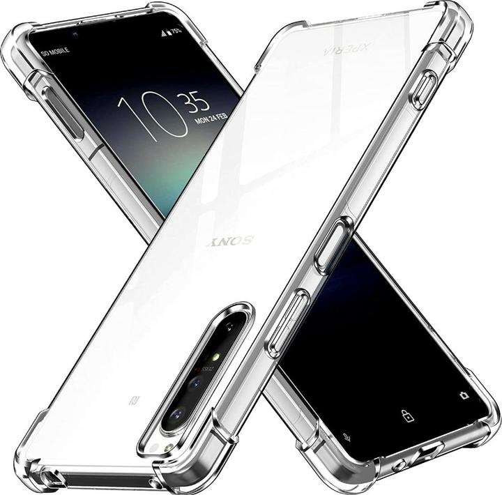 Actual product image Screenguard Sony Xperia 1 II Cover Crystal Soft Airbag Bumper (Sony Xperia 1 II)