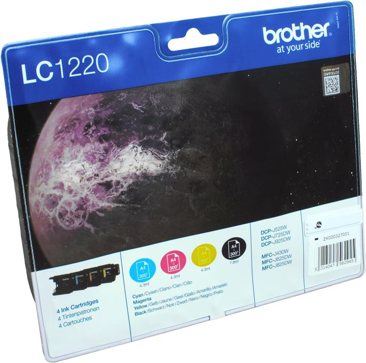 Produktbild Brother LC-1220VALBP Value Pack (M, C, Y, BK)