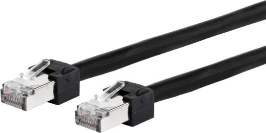 Produktbild Metz Connect RJ45 Netzwerk Anschlusskabel CAT 6 S/FTP 2 m Schwarz Folienschirm, Geflechtschirm, Gesamtschirm (PiMF, SFTP, CAT6, 2 m)