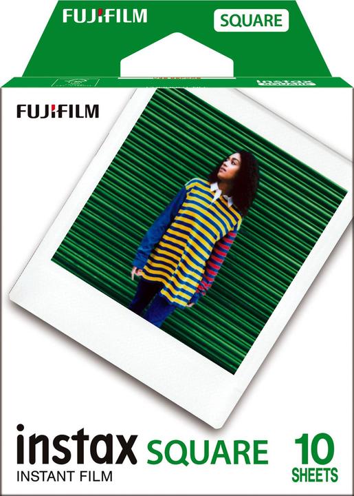 Fujifilm Quadrato delle imposte 10 fogli (Instasso quadrato)
